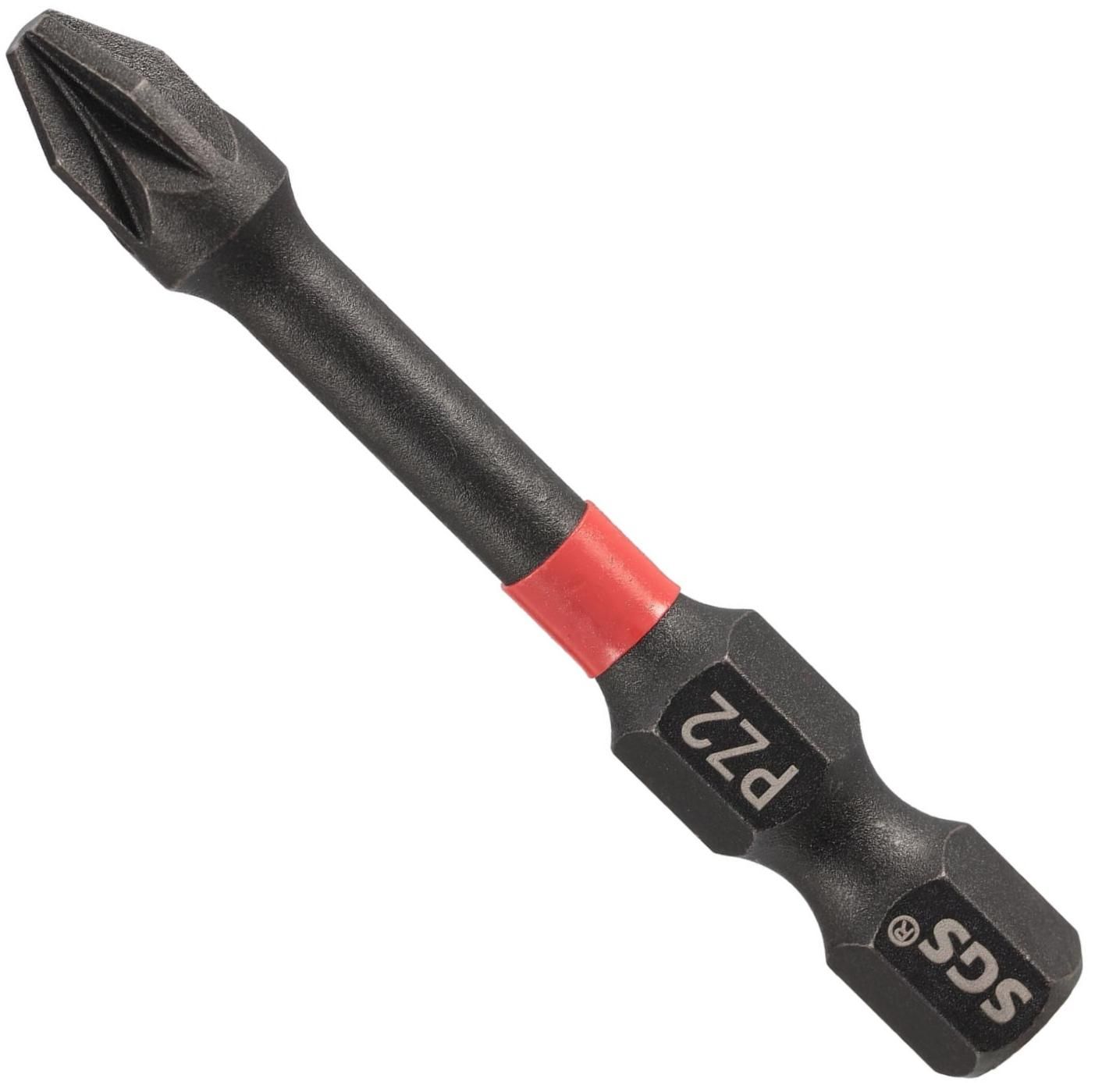 Бита крестовая ударная Pozidriv PZ SGS, сталь S2 - фото